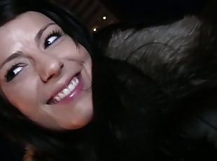 Dark Haired Beauty Fails At Game, Wins A Mouth Full Of Cock 1 - Samantha Joones