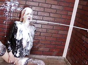 Blond Hair Girl Bitch Kristina Gets Addictive To Sperm