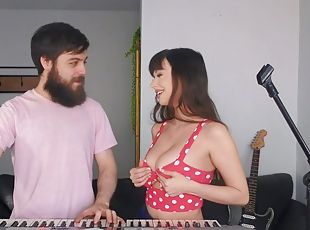 Jessica Starling Makes Music with Bearded Hipster Vitaly Vox