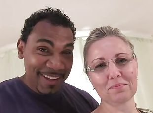 Czech mature gets her first BBC - interracial hardcore with cumshot