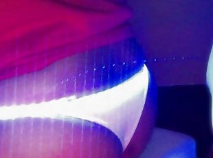 KellyCD666 Big Ass Web Cam White Thong! 