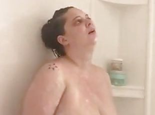 Big tits in the shower