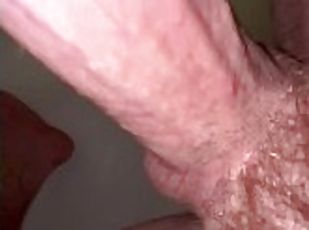 I masturbate in the bathroom and cum juicy