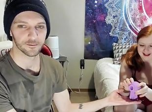 Animour Octopus Vibrator Unboxing and Masturbation with Jasper Spice and Sophia Sinclair