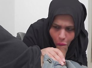 No, Im Not Scared If Someone Sees Me Flash Dick.jerking Off In Front Of Hijab Woman