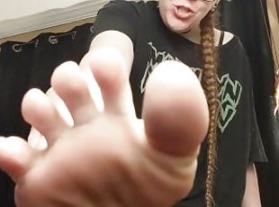 POV Lick My Foot You Slave