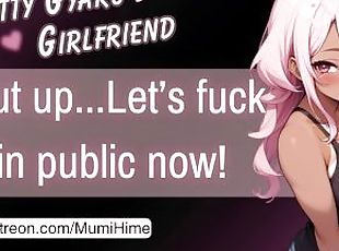 Your Slutty Gyaru Girlfriend Fucks You in Public ? [F4M] [Erotic Audio Roleplay]