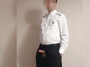 Security Guard, show Big Dick at work