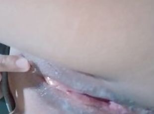 Creampie, he fcked me hard and cum inside of me.