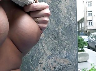 gros-nichons, levrette, chatte-pussy, amateur, fellation, ejaculation-sur-le-corps, maison, sur-le-visage, gros-seins, rasé