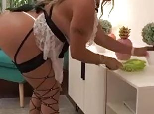 The maid is sexy