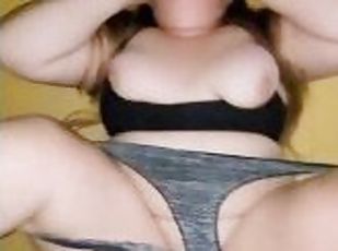 otrogen, fru, amatör, milf, bbw, knubbig, strumpor, pov, blond, petit