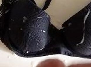 Cumshot on Bra