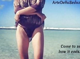 payu-dara-besar, putting, di-luar, awam, pelajar, amateur, perempuan-jelita, remaja, pantai, berahi