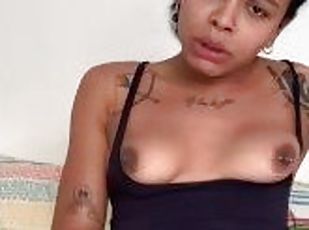 innocent black girl fucking her pussy - real amateur orgasm part 2 (onlyfans leaked )