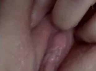 Showing Wet Pussy After Orgasm