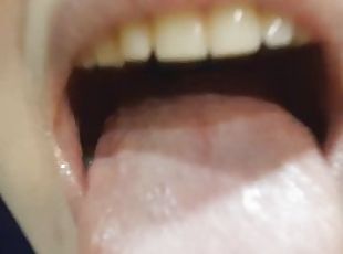 ASMR LENS LICKING MOUTH SOUNDS