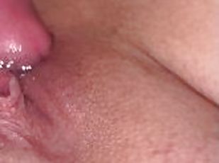 Up Close Step Sisters Pussy Gobbles My Cock Til Messy Creampie