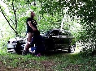Girl Sucks My Dick Of the Forest
