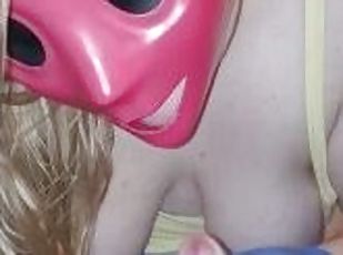 amatör, brudar, avsugning, bbw, fetisch, maskiner-mask