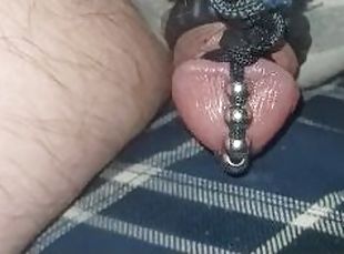 Electro torture my tiny spun penis