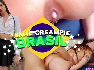 Beautiful Brazilian shows me her apartment and I leave her anus full of semen.