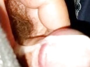 Cumming to one of Luna Star videos