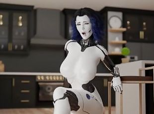 Maidbot 3D POV Hentai robot fuck (loop)