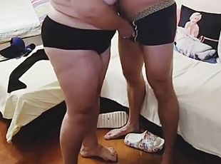 Homemade Sex With My Stepmom BBW Granny Wife