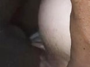 Interracial Tan Teen Takes Thumb In Her Butt