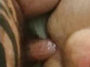 Som fucks daddy's cummy hole