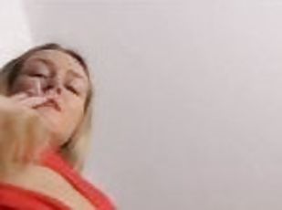 clarissa spitting and ashtray pov