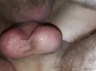 Wife's pussy is fucked by two strangers.