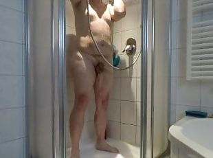 First time shower on camera